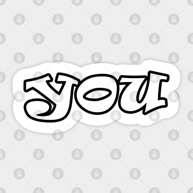 you Sticker by alialbadr